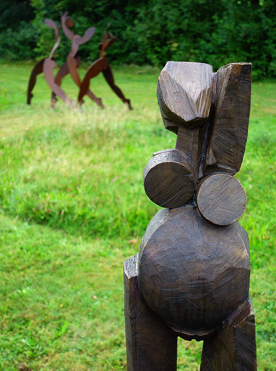 Fetisch, Bronze, Höhe 105cm